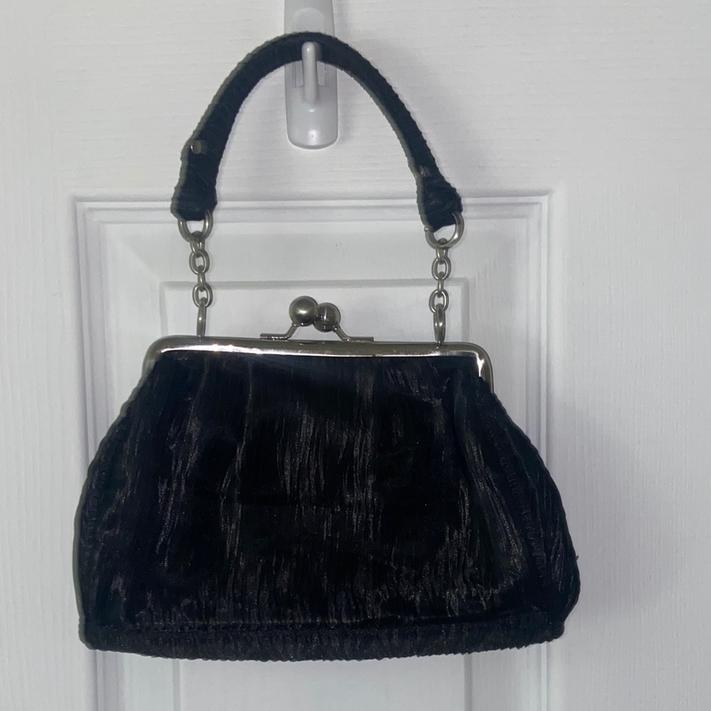 Unlisted Kenneth Cole Handbag Purse Black Y2K Vintage